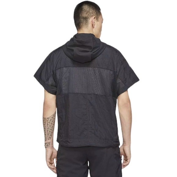 Nike Performance Lightweight 3/4 Zip Training Hooded Jacket - Picture 4 of 6